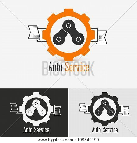 Auto logo design template