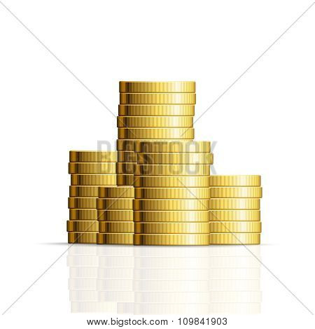 Coins stack