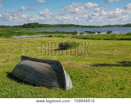 Nice Typical Russian Landscape In Mikhaylovskoye