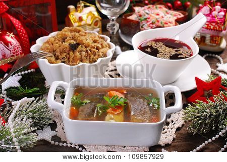 Some Dishes For Traditional Polish Christmas Eve Supper