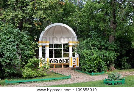 Gazebo In The Park Of The Estate Of The Family  Lermontov  In Tarkhany