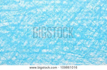 Background Blue Crayon Drawing