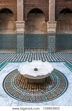Al Attarine Madrasa In Fez, Morocco