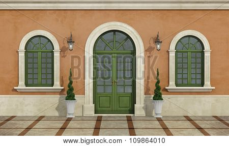 Detail Of A Classic Facade