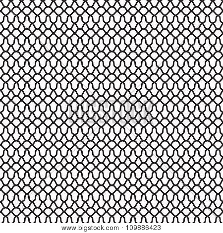 Net black nonuniform veil on white.