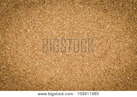 Brown Textured Cork Board With Space