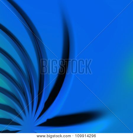 Abstract multi-petal flower