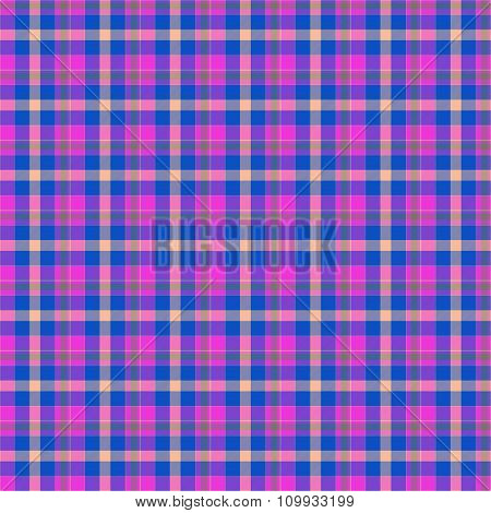 Colorful Seamless Tartan Pattern In Eyecatching Colors