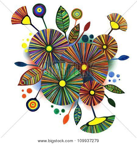 Round Elements Composition 1
