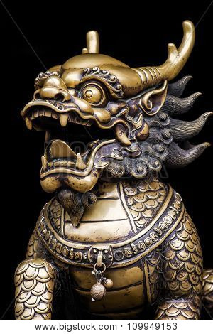 The Guardian Of Gate, Chinese Lion Statue - Chengdu, China