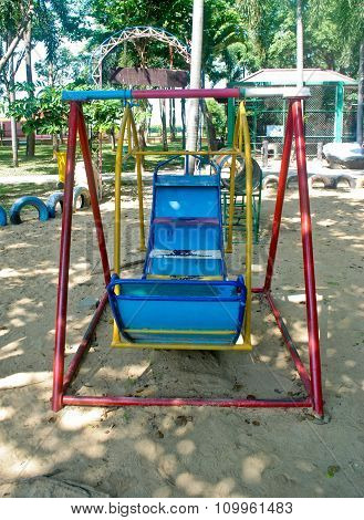 children playground in the park