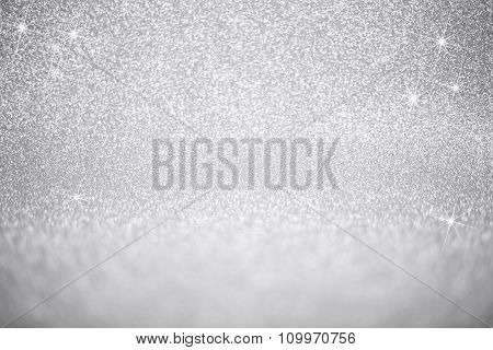 Silver Glitter Background