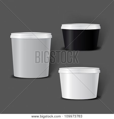 Mockup template for branding and product designs. Isolated realistic package with shadows. Easy to use for advertising and products.