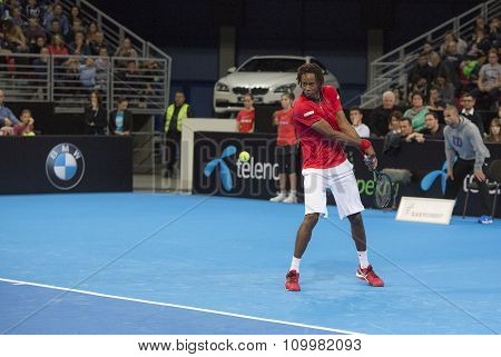 Grigor Dimitrov Defeated Monfils In A Demonstrative Match In Arena Armeec Hall, Sofia