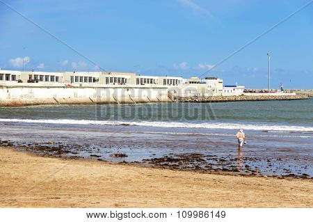 Coast of the Atlantic Ocean, El Jadida, Morocco, Africa