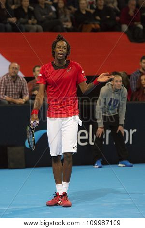 Grigor Dimitrov Defeated Monfils In A Demonstrative Match In Arena Armeec Hall, Sofia
