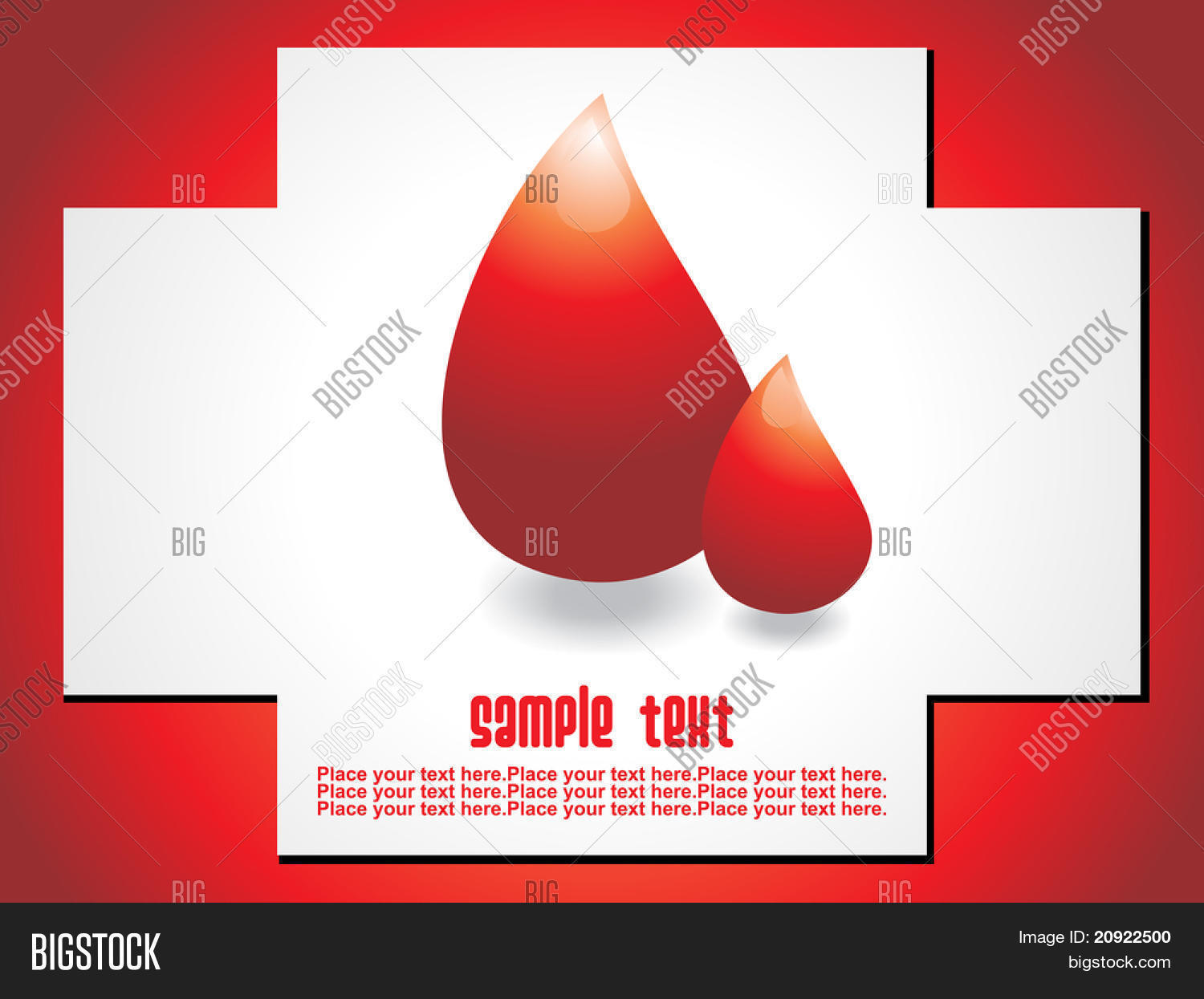 Vector Blood Drops Vector & Photo (Free Trial) | Bigstock