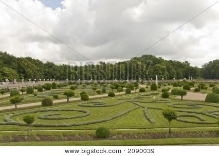 샤 또 정원 반듯한, 프랑스