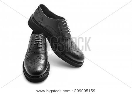 Black brogues
