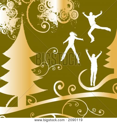 Silhouettes ในฤดูหนาว