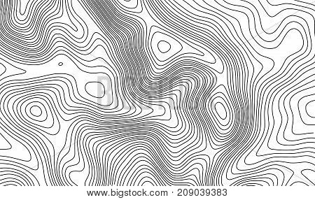 Topographic map contour background. Topo map with elevation. Contour map vector. Geographic World Topography map grid abstract vector illustration .