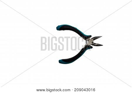 Side Cutters For Wires Isolated On White