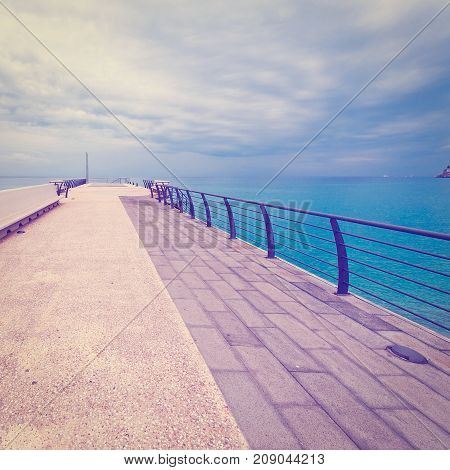 Moorage for Cruise Ships in the Italian City of Minori Instagram Effect