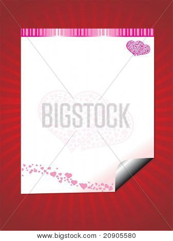 Love Letter vektor Illustration