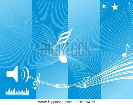 音楽の抽象的な背景のベクトル図