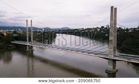 View Of The Eleanor Schonell Bridge In West End, Brisbane