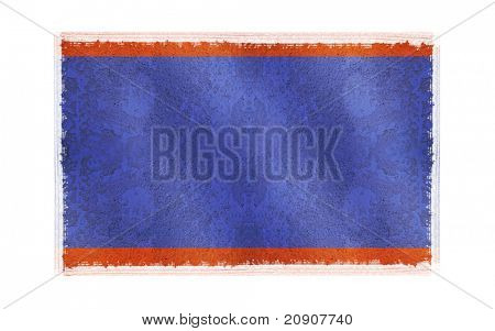 Flagge von Belize auf alten Wand Textur, Banner, Hintergrund, Vektor, Abbildung