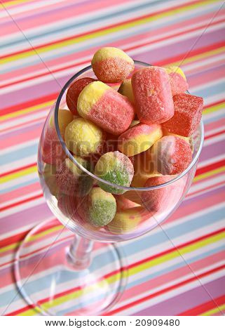 grande caramelle zuccherate