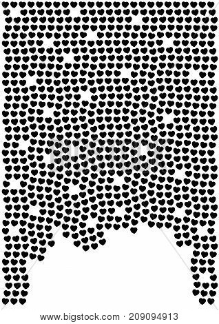 Minimalistic Design. Halfton Cover A4 Format. Halftone Vector Concentric Squares, Spiral Lines, Mode
