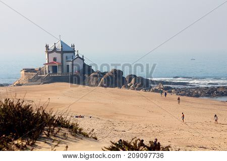 This is a photo of a chapel on the beach