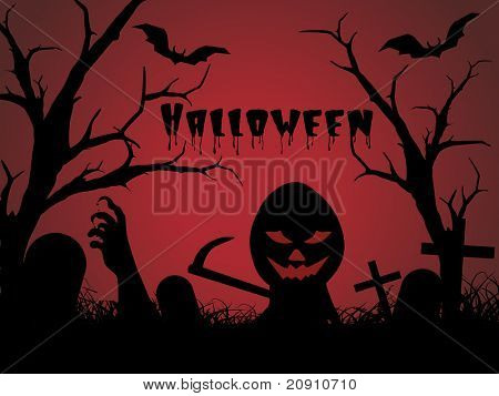 temető éjszakai jelenet, tapéta