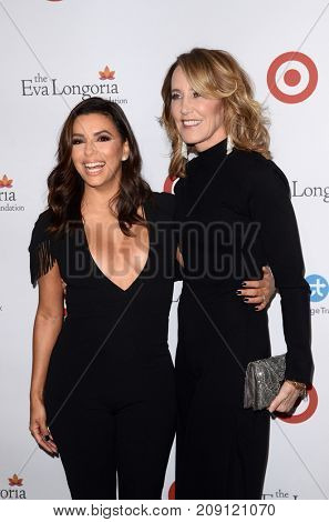 LOS ANGELES - OCT 12:  Eva Longoria, Felicity Huffman at the Eva Longoria Foundation Annual Dinner at the Four Seasons Hotel on October 12, 2017 in Beverly Hills, CA