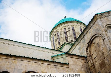 old restored temple of David the Builder Kutaisi 