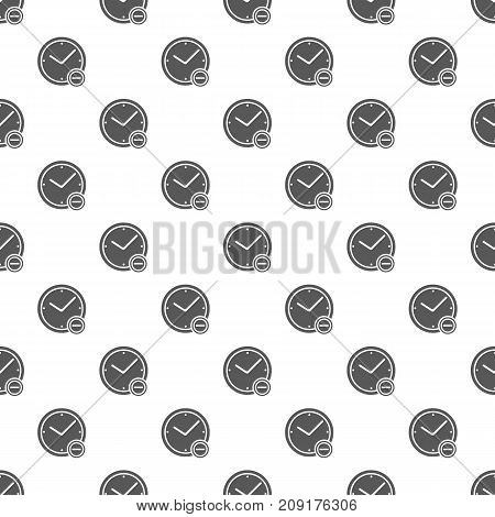 Time minus pattern seamless. Repeat illustration of time minus pattern vector geometric for any web design