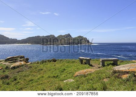 The natural paradise of the Cíes Islands is located northwest of Spain in the Autonomous Community of Galicia