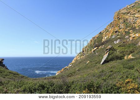 The natural paradise of the Cíes Islands is located northwest of Spain in the Autonomous Community of Galicia