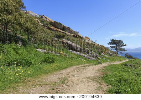 The natural paradise of the Cíes Islands is located northwest of Spain in the Autonomous Community of Galicia