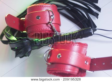 Bondage Sex Handcuffs Whip