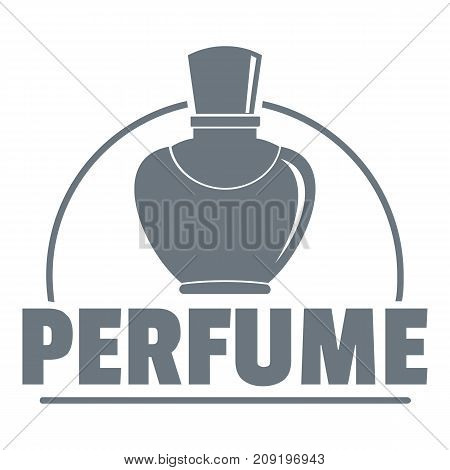 Perfumery logo. Vintage illustration of perfumery vector logo for web