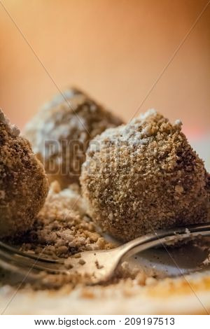Plum Dumplings Close Up