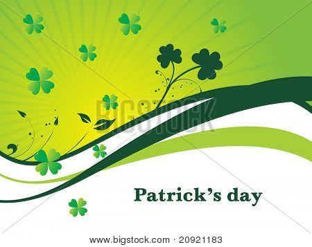 เวกเตอร์ patricks วันพื้นหลังภาพประกอบ