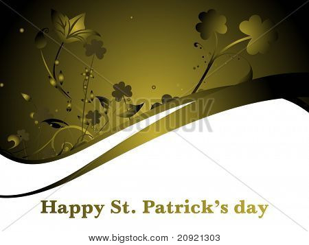 abstract st. patricks day non textual matter