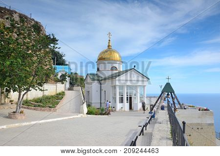 Svyato-georgievskiy monastery in Crimea. The St. George temple