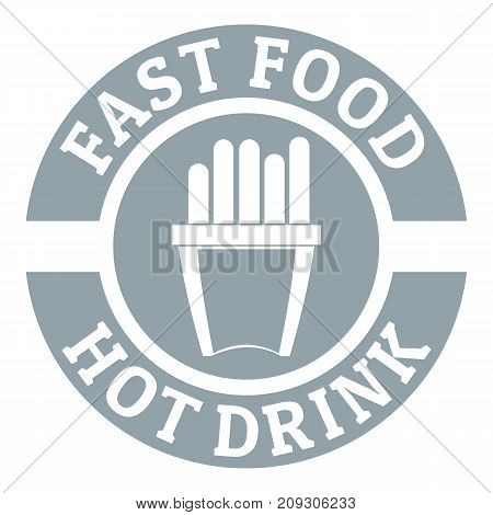 Hot drink logo. Simple illustration of hot drink vector logo for web