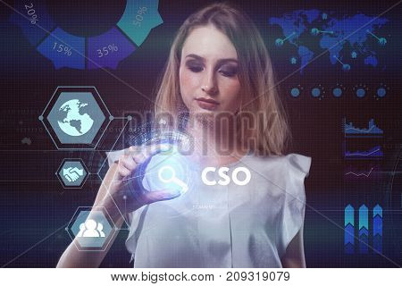 The Concept Of Business, Technology, The Internet And The Network. A Young Entrepreneur Working On A