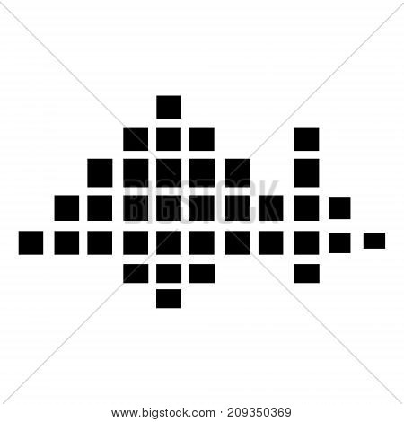 sound frecuency icon, illustration, vector sign on isolated background